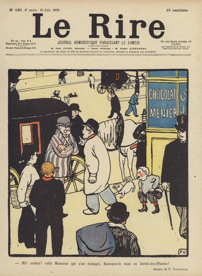 Illustrazione per Le Rire da Felix Edouard Vallotton