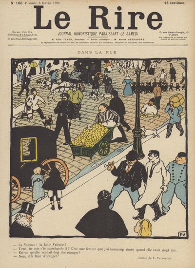 Illustrazione per Le Rire da Felix Edouard Vallotton