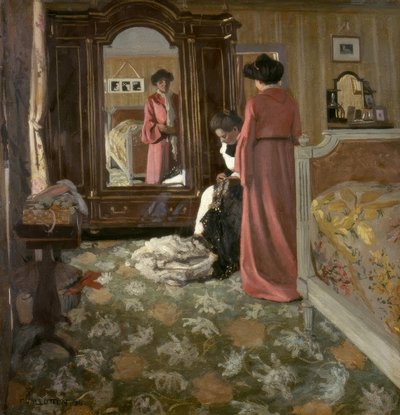 Interno da Felix Edouard Vallotton