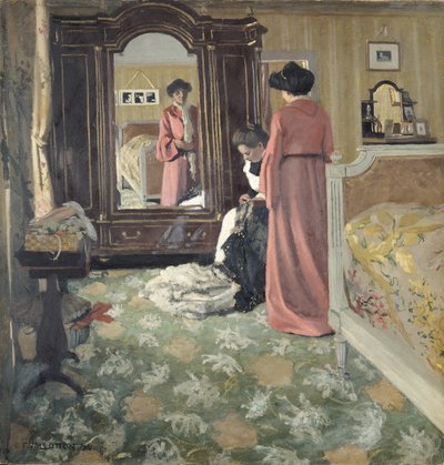 Interno da Felix Edouard Vallotton