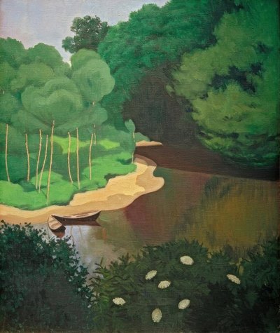 La Dordogna a Carennac da Felix Edouard Vallotton