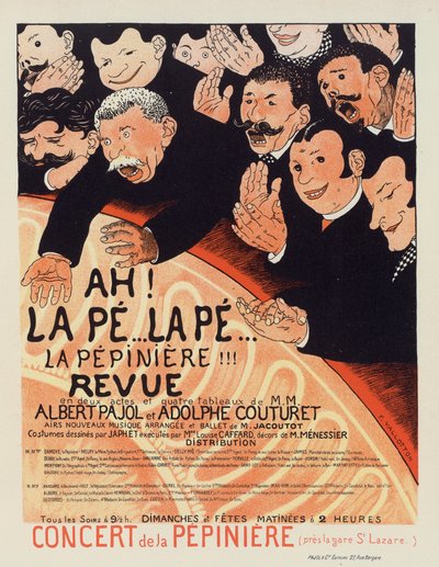 La Pepiniere Revue, ca. 1896-1899 da Felix Edouard Vallotton