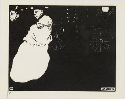 La Sortie, 1895 da Felix Edouard Vallotton