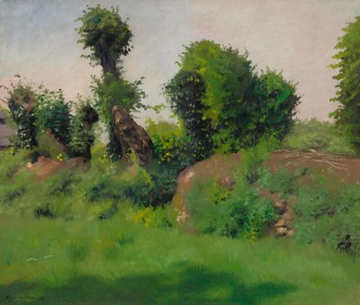 La siepe, Honfleur, 1909 da Felix Edouard Vallotton