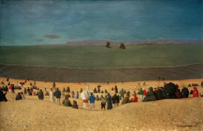 La spiaggia a Honfleur da Felix Edouard Vallotton