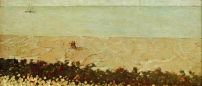 La spiaggia di Villerville da Felix Edouard Vallotton