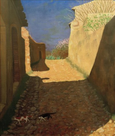 La strada soleggiata da Felix Edouard Vallotton