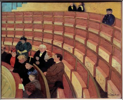 La terza galleria al Teatro del Chatelet da Felix Edouard Vallotton