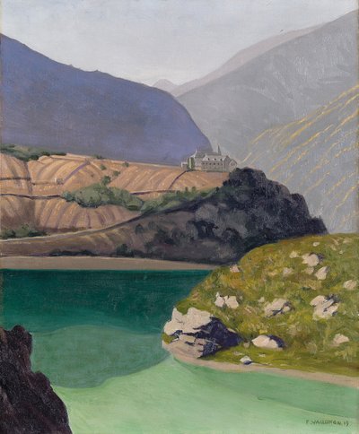 Lago Geronde, Sierre, 1919 da Felix Edouard Vallotton