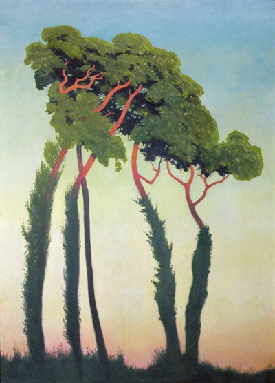 Paesaggio con alberi da Felix Edouard Vallotton