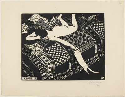 Pigrizia da Felix Edouard Vallotton
