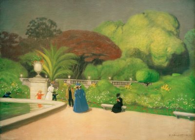 Il Giardino del Lussemburgo da Felix Edouard Vallotton