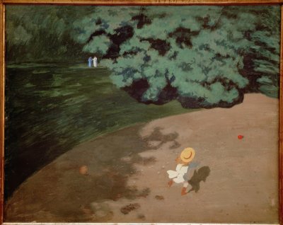 Il pallone rosso da Felix Edouard Vallotton