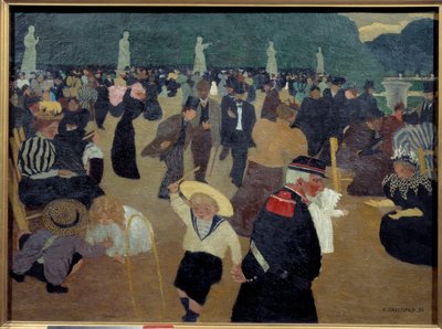 Il giardino del Lussemburgo da Felix Edouard Vallotton