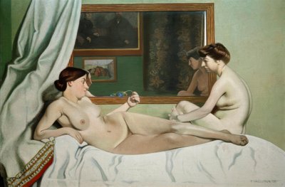 Il riposo delle modelle da Felix Edouard Vallotton