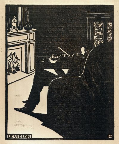 Il violino da Felix Edouard Vallotton
