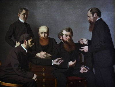 Les cinq peintres: Félix Vallotton, Pierre Bonnard, Édouard Vuillard... 1902-1903 da Felix Edouard Vallotton