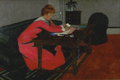 Misia alla sua scrivania da Felix Edouard Vallotton