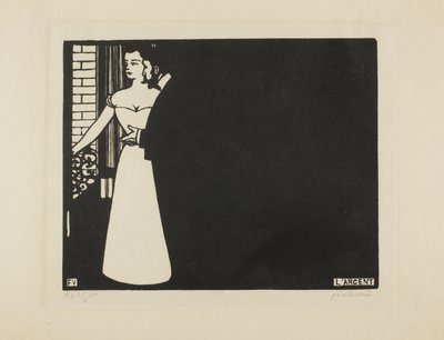 Denaro, tavola cinque da "Intimità", 1898 da Felix Edouard Vallotton