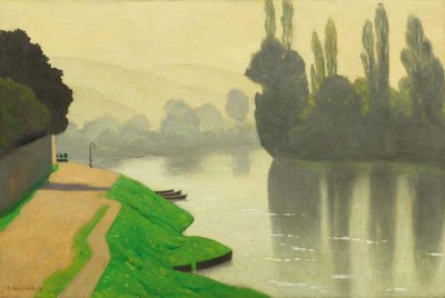 Nebbia mattutina ad Andelys da Felix Edouard Vallotton