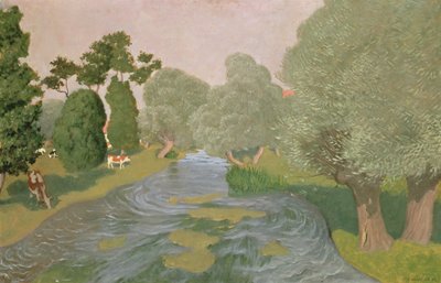 Paesaggio della Normandia da Felix Edouard Vallotton