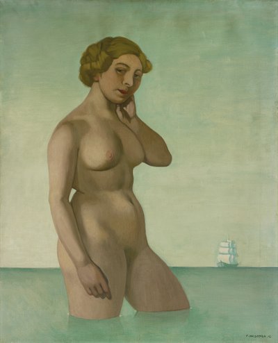 Nudo con una fregata, 1916 da Felix Edouard Vallotton