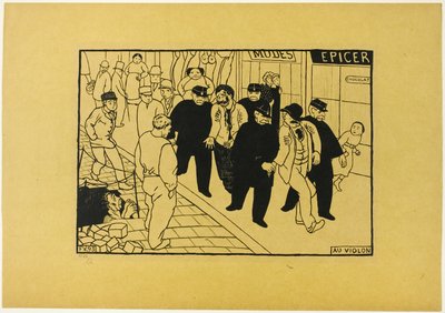 Via alla brocca da Felix Edouard Vallotton