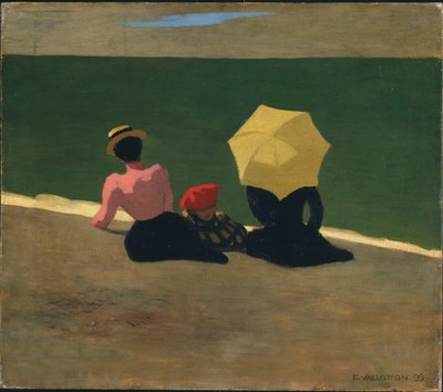 Sulla spiaggia, 1899 da Felix Edouard Vallotton