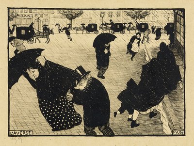 Parigi intensa, 1893-94 da Felix Edouard Vallotton