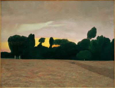 Paesaggio della Normandia, tramonto da Felix Edouard Vallotton