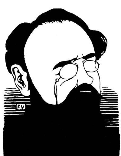 Ritratto di Emile Zola da Felix Edouard Vallotton