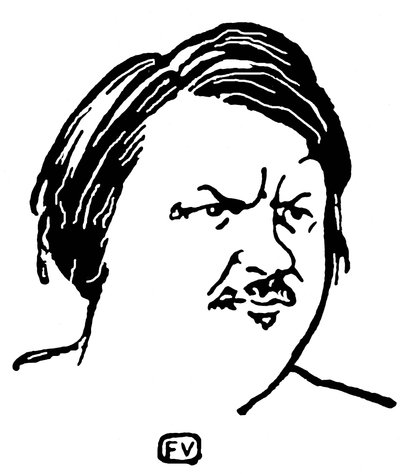 Ritratto di Honoré de Balzac (1799-1850) da Felix Edouard Vallotton