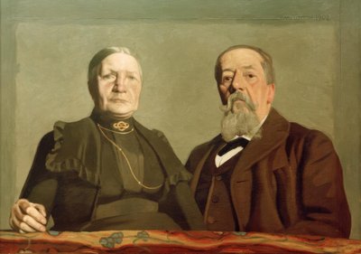 Ritratto dei miei genitori riuniti da Felix Edouard Vallotton