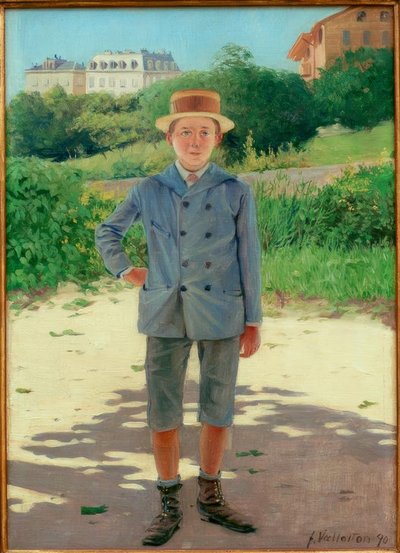 Ritratto del giovane Delisle da Felix Edouard Vallotton