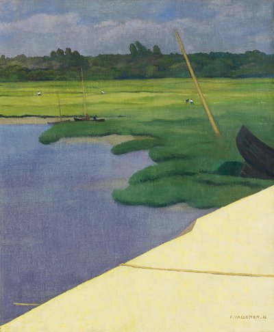 Quai de Berville, 1918 da Felix Edouard Vallotton