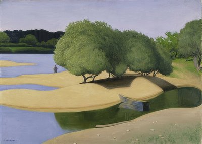 Banchi di sabbia sulla Loira (Des Sables au bord de la Loire) da Felix Edouard Vallotton