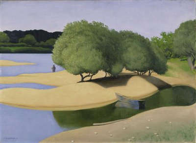 Banchi di sabbia sulla Loira da Felix Edouard Vallotton