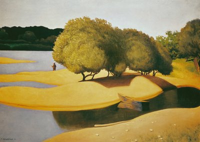 Sabbie sul bordo della Loira da Felix Edouard Vallotton