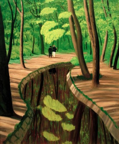 Sottobosco, Bois de Boulogne da Felix Edouard Vallotton