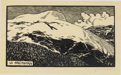 Il Breithorn, 1892 da Felix Edouard Vallotton