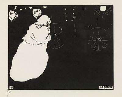 La partenza, 1895 da Felix Edouard Vallotton