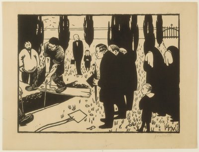 Il funerale da Felix Edouard Vallotton