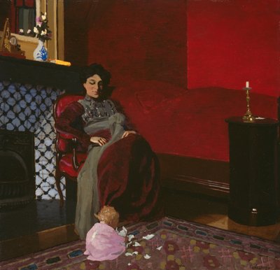La Sala Rossa, Etretat da Felix Edouard Vallotton