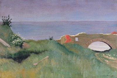 Le rovine, Villerville, 1913 da Felix Edouard Vallotton
