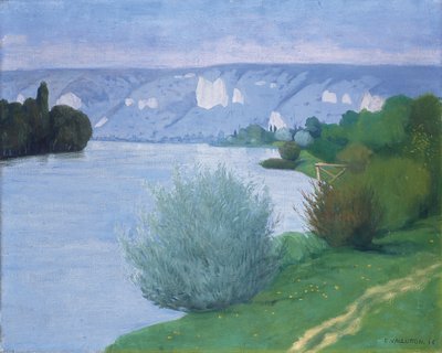 La Senna vicino a Les Andelys, 1916 da Felix Edouard Vallotton