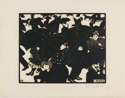 La pioggia da Felix Edouard Vallotton