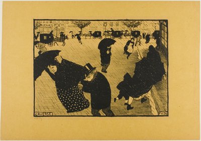 La pioggia da Felix Edouard Vallotton