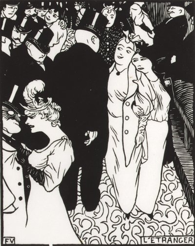 Lo straniero, 1894 da Felix Edouard Vallotton