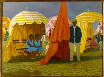 La spiaggia da Felix Edouard Vallotton