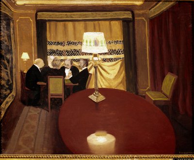 La partita a poker da Felix Edouard Vallotton